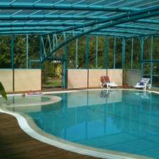 La piscine couverte Camping au Soleil d'Oc Vallée de la Dordogne