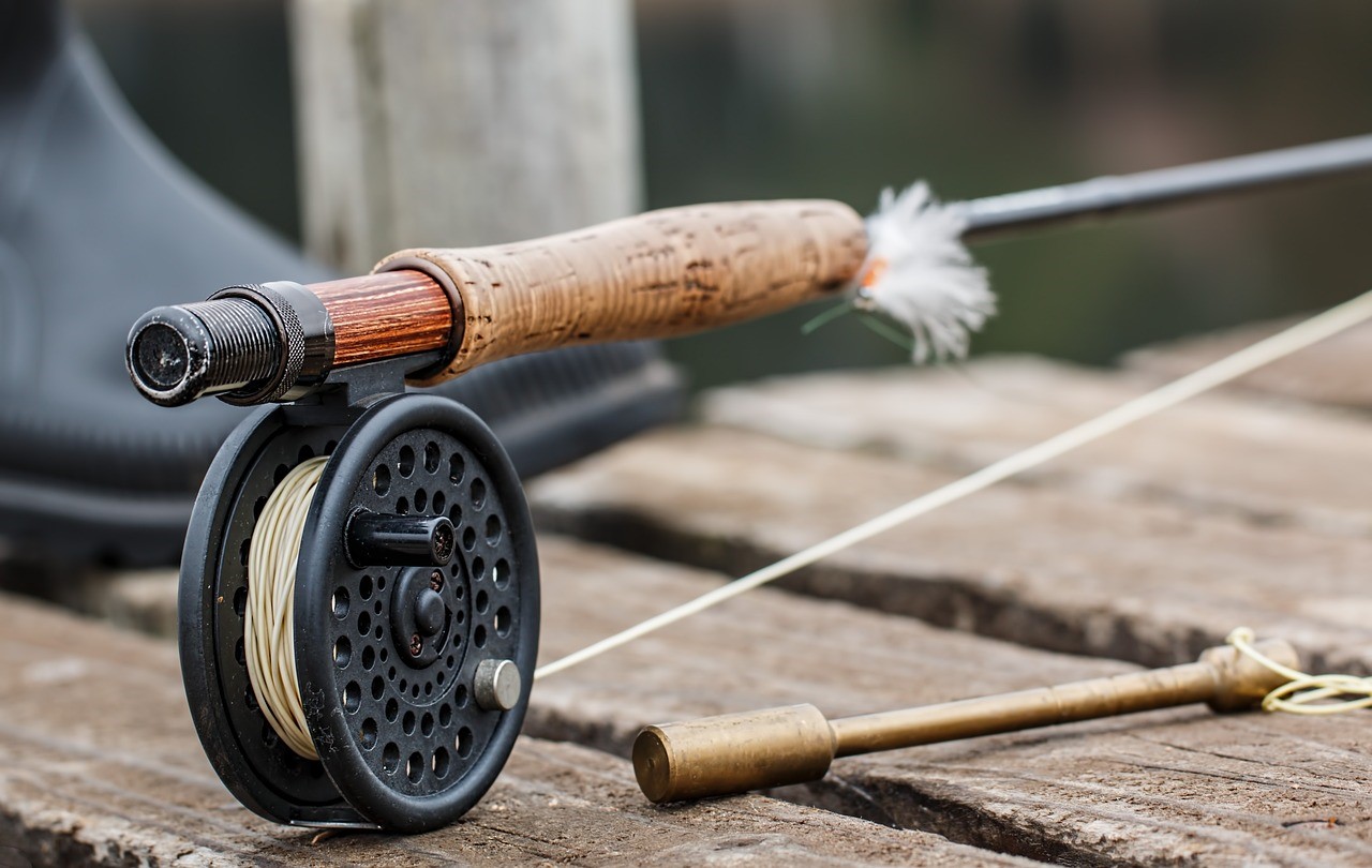Canne a pêche à la mouche