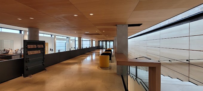 salle principale du musée du président Jacques Chirac