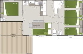 Plan Cottage Loggia 3 ch Plan Cottage Loggia 3 ch