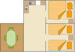 Plan Lodge Camping Soleil d'OC Plan location Lodge camping 4 étoiles à Tulle